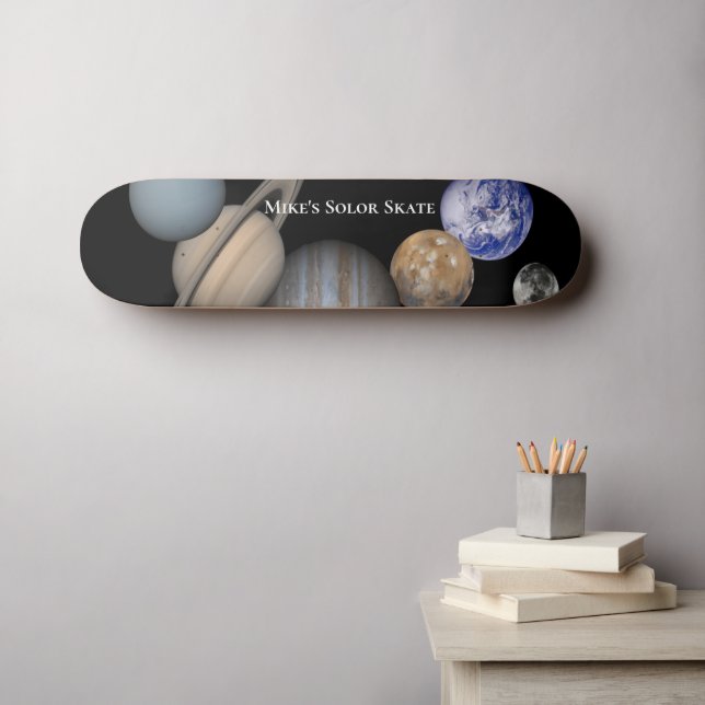 Sistema Solar Universal Skateboard (Arte de parede (Horz))