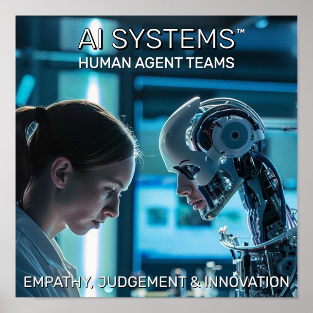 Sistemas de IA, Equipes de Agentes Humanos™ Poster (Frente)