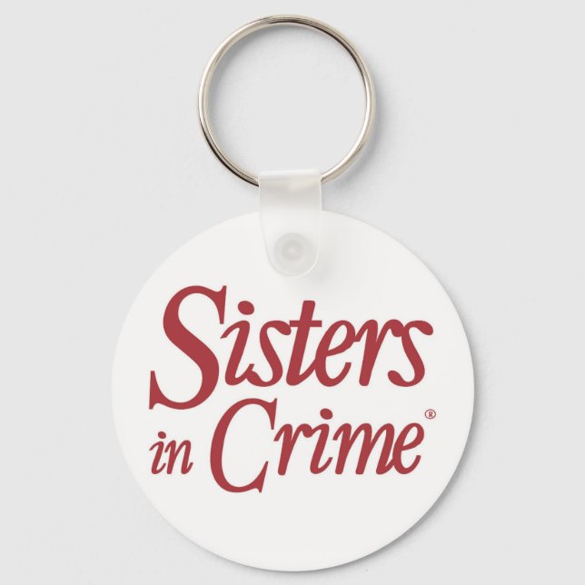 Sisters in Crime Chaveiro, Basic Button Chaveiro (Frente)