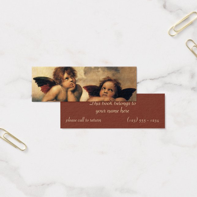 Sistine Madonna Angels por Raphael Sanzio (Escritótio)