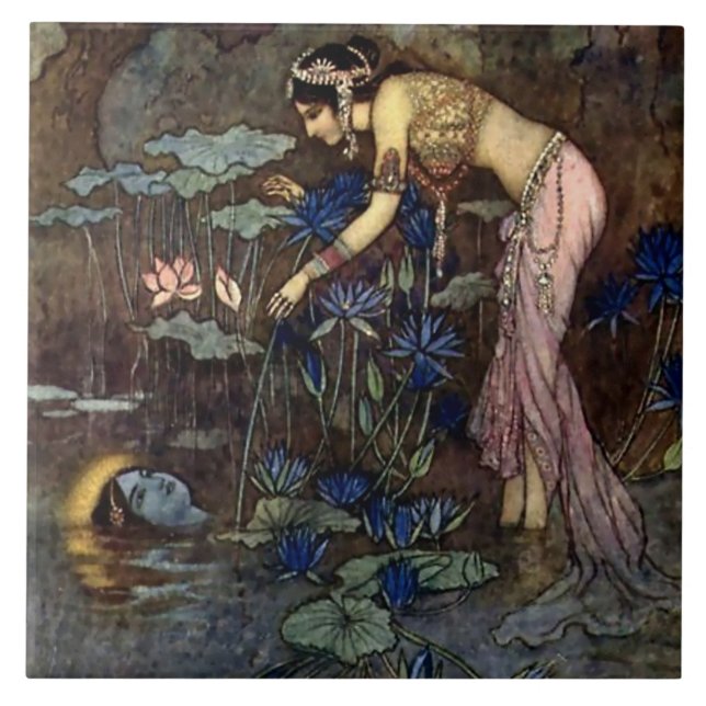 "Sita Finds Rama" por Warwick Goble (Frente)