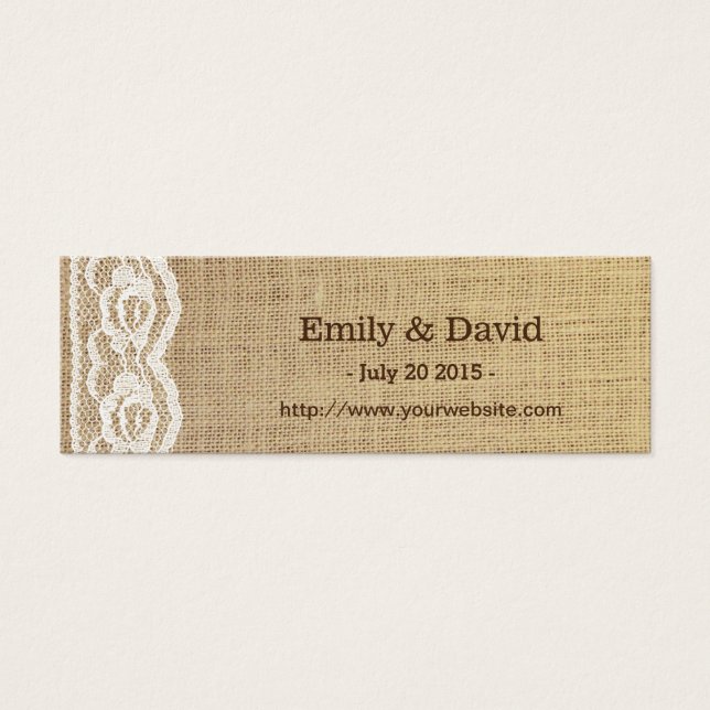 Site de Casamento Country Sunflower Lace & Burlap (Frente)