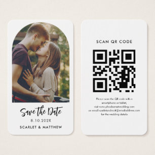Site de Casamento de Fotos do Código QR Moderno Sa