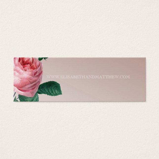 Site de Casamento de Rosa de Cintura Rosa (Frente)