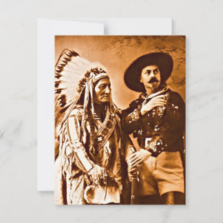 Sitting Bull Buffalo e Bill Show do Oeste Selvagem