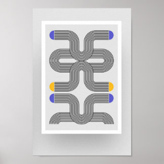 Size A4 Bauhaus Art Poster 10.3