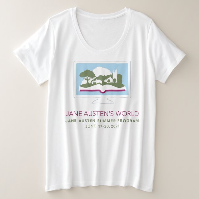 Size Camiseta do tamanho do JASP 2021 Plus (Frente do Design)