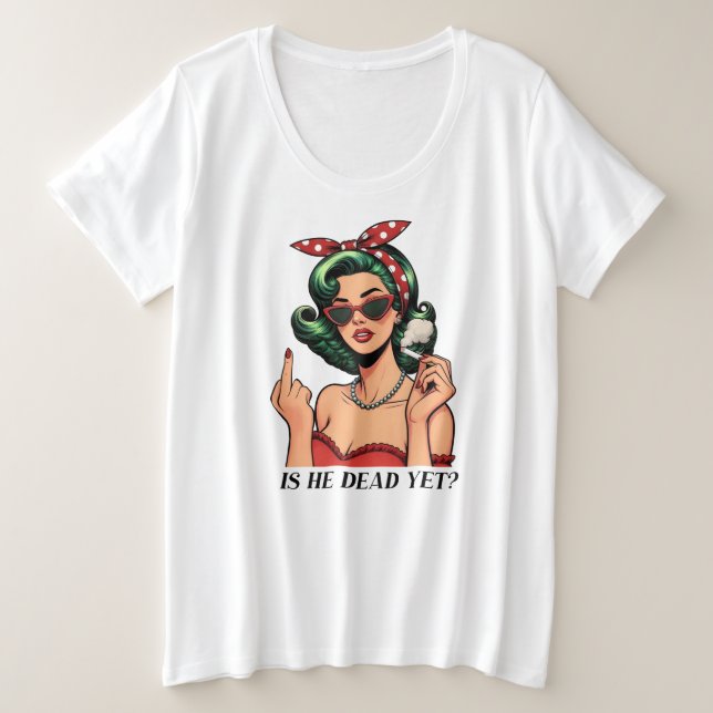 Size Camiseta Tamanho Plus Já Está Morto (Frente do Design)