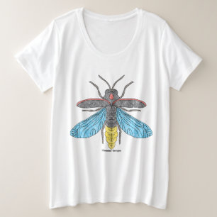 Size Firefly (branco) - Camiseta Feminina Tamanho Plus