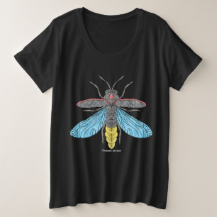 Size Firefly (vívido) - Camiseta Feminina Tamanho Plus