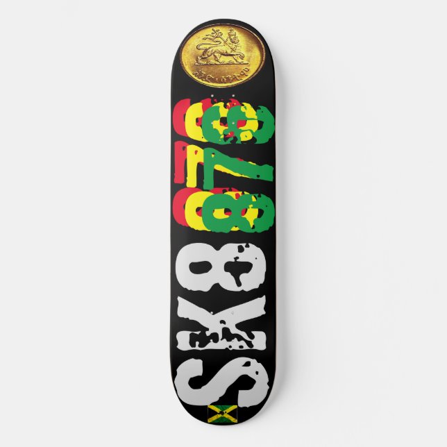 SK8 876 8 1/2" Deck de Skate (Frente)