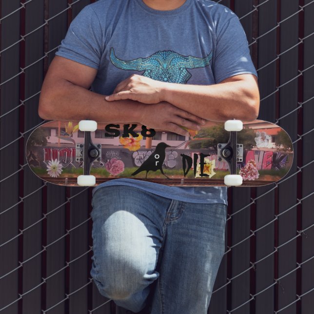 SK8 ou MORRA Skate de Corvo Urbano (Ao ar livre 3)