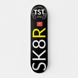SK8 R OFICIAL Skateboard Colecionável, Deck 7¾"
