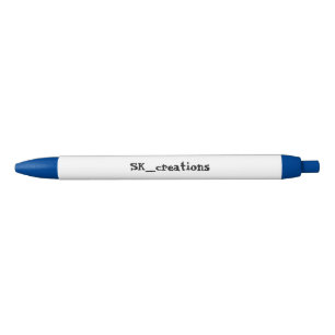 SK_cria caneta de tinta preta