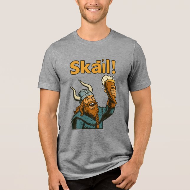 Skål! – Viking Ale Toast Retro Comic Art (Frente)