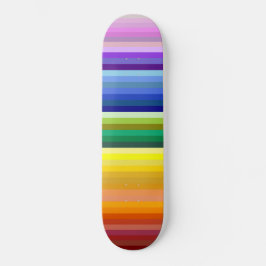 Skate 42 Stripes Espectro Arco-Íris