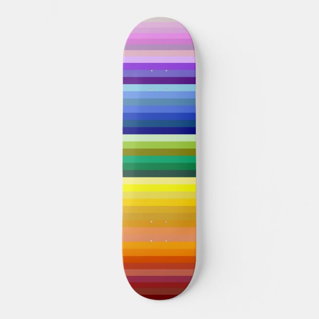 Skate 42 Stripes Espectro Arco-Íris (Frente)