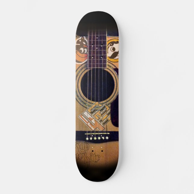 Skate 4ten: Guitarra de Bmore (branco de Roubo) (Frente)