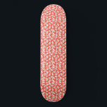 Skate 70s Floral em Vermelho, Vintage Floral, Padrão de<br><div class="desc">impressão floral de 70s em vermelho,  Vintage Floral,  Padrão de Flor é excelente a ser aplicado ao design do tecido especialmente folha e máscara.</div>