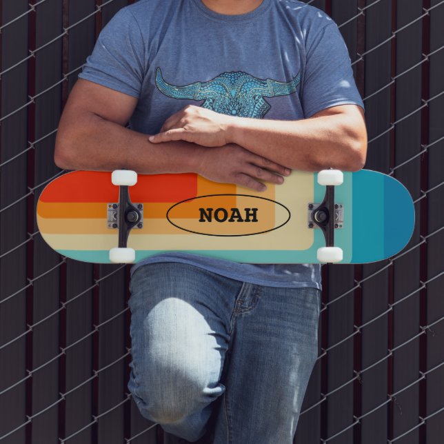 Skate 70s Square Rainbow (Ao ar livre 3)