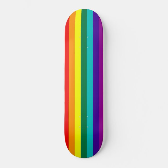 Skate 7 Bandeira do Orgulho gay Rainbow (Frente)