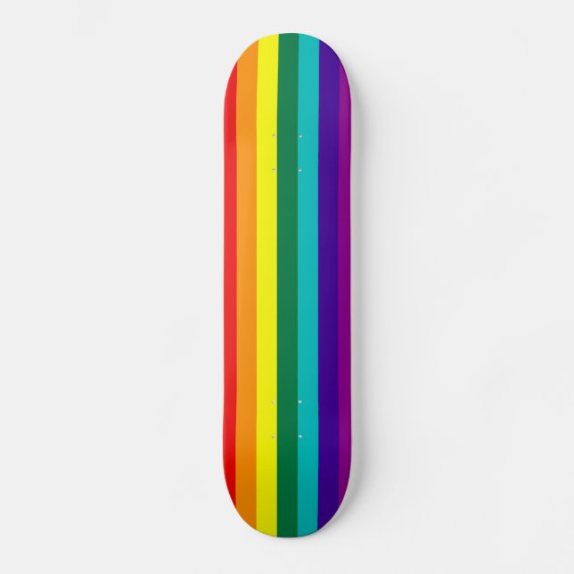 Skate 7 Bandeira do Orgulho gay Rainbow (Frente)