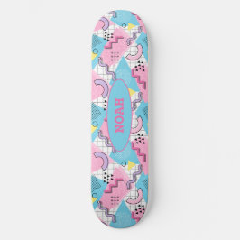 Skate 80's Memphis Active Pink Light Blue