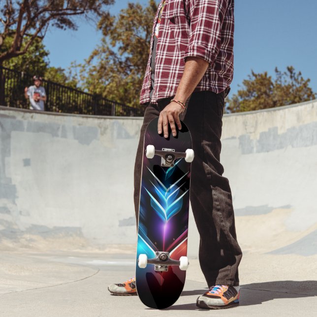 Skate 8 1/8" Neon Iluminado com Seta (Ao ar livre 2)