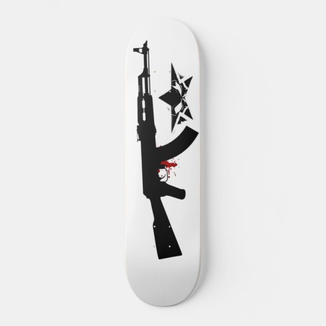 Skate A AK-47 Deck do Skuil.ly (Frente)