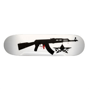 Skate A AK-47 Deck do Skuil.ly