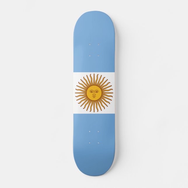 Skate A bandeira de Argentina (Frente)