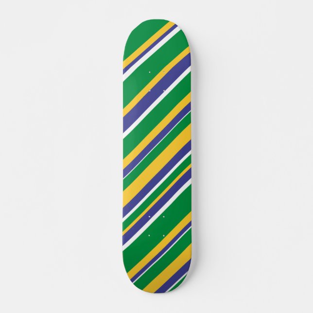 Skate A bandeira de Brasil inspirou o teste padrão (Frente)