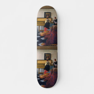 Skate A lição de música de Johannes Vermeer (circa166