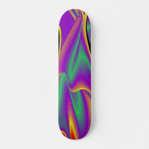 Skate A Mágica das Cores, Abstrato 3D Rainbowart