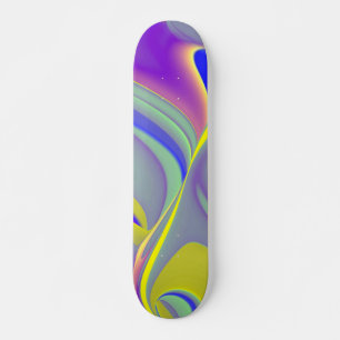 Skate A Mágica do Verão, Abstrato 3D Art