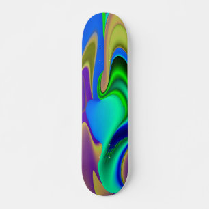 Skate A Mágica do Verão, Abstrato 3D Art