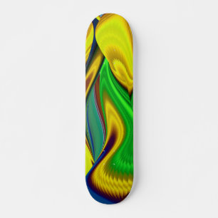 Skate A Mágica do Verão, Abstrato 3D Art
