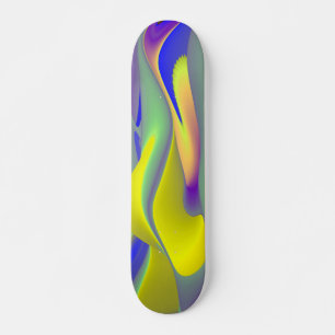 Skate A Mágica do Verão, Abstrato 3D Art