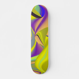 Skate A Mágica do Verão, Abstrato 3D Art