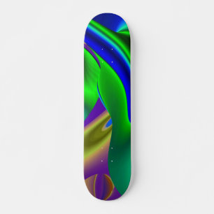 Skate A Mágica do Verão, Abstrato 3D Art