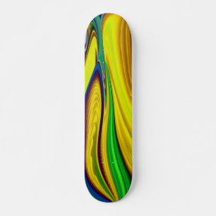 Skate A Mágica do Verão, Abstrato 3D Art