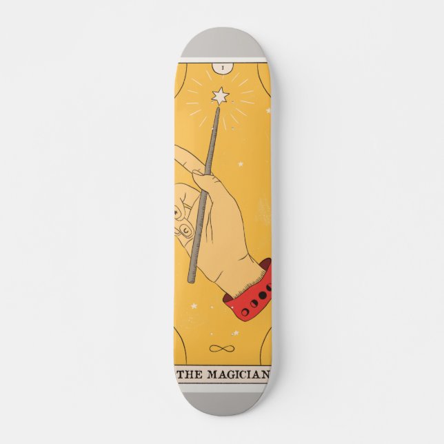 Skate A mão do cartão tarot mágico ganha infinidade (Frente)