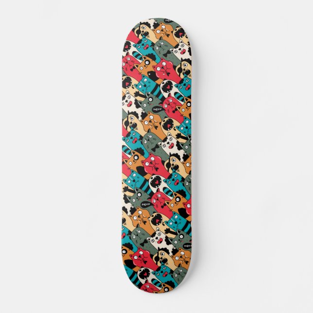 Skate A multidão de gatos (Frente)