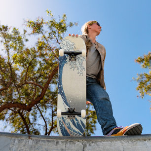 Skate A onda do Excelente de Kanagawa Ukiyo-e Japonês