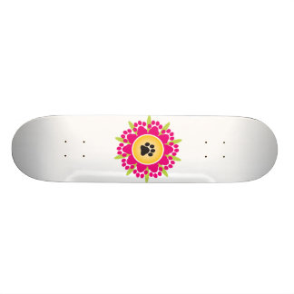 Skate A pata imprime a flor