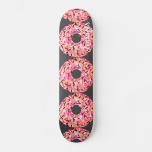 Skate A Rosquinha rosa estimula meninas personalizadas