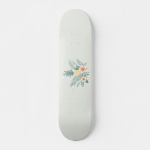 Skate Abacaxi floral e havaiano