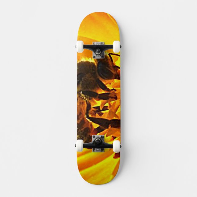 Skate Abelha numa Flor (Frente)