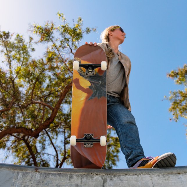 Skate Abóbora Laranja Grande (Ao ar livre 1)