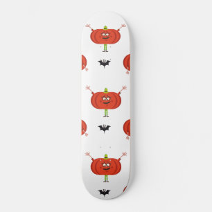 Skate Abóboras de halloween, abóboras, padrão de aranha